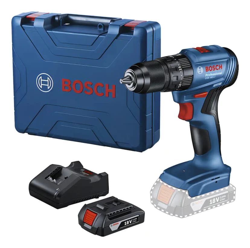 Taladro percutor inalámbrico Bosch GSB 185-LI 18V