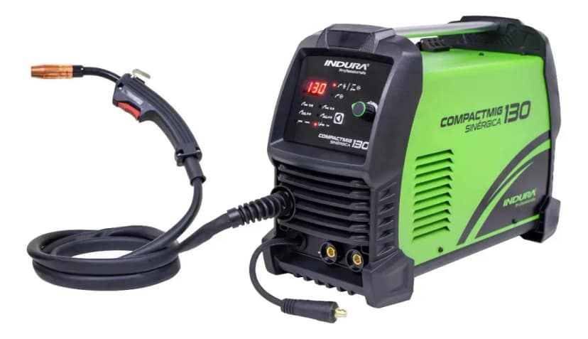 Soldadora multiproceso Indura Compactmig 130 sinérgica