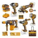 Combo Ingco: Taladro + Llave Imp + Esmeril + Rotomartillo