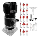 Kit Fresadora Router Tupi 6-6.35mm - 50hz - 550w + 15 Fresas!