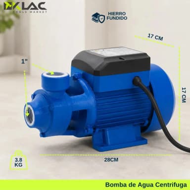 KLAC QB60 bomba periférica 0,5 HP 26 l/min