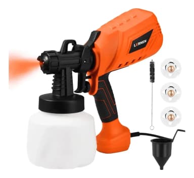 Pistola eléctrica para pintar Lernen Eléctricas PISTOLA550 de 1.2L color naranja 550W