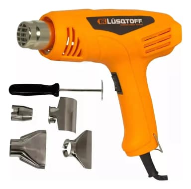 Pistola De Calor Aire Caliente Lusqtoff 1600w 350-500oc Accs Color Naranja