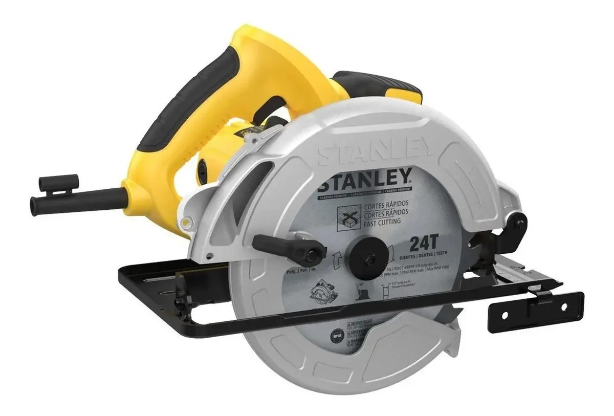 Sierra circular eléctrica Stanley Profissional SC16 184mm 1600W amarillo 50Hz/60Hz